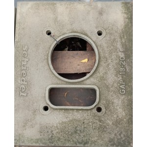 SCHIEDEL 103882 (18821820) UNI GAPP 1820L Легкая покровная плита с вентиляцией под обмуровку кирпичом  д.18-20 1 шт. (на складе 2 шт)