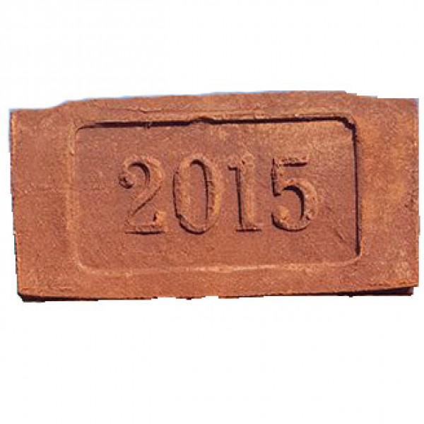 Кирпич ручной формовки Танаис с клеймом 2015 год 1NF (распродажа)