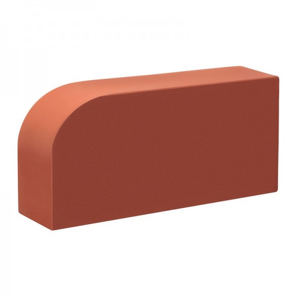 КС-керамик красный гладкий  закругленный (радиусный) полнотелый R-60